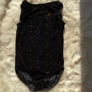 Girls Velvet Leotard